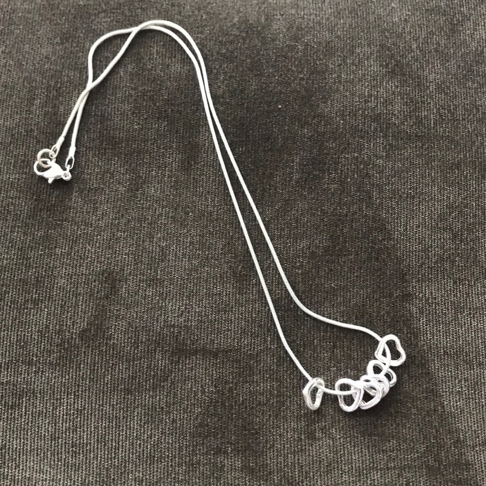 Heart charm necklace